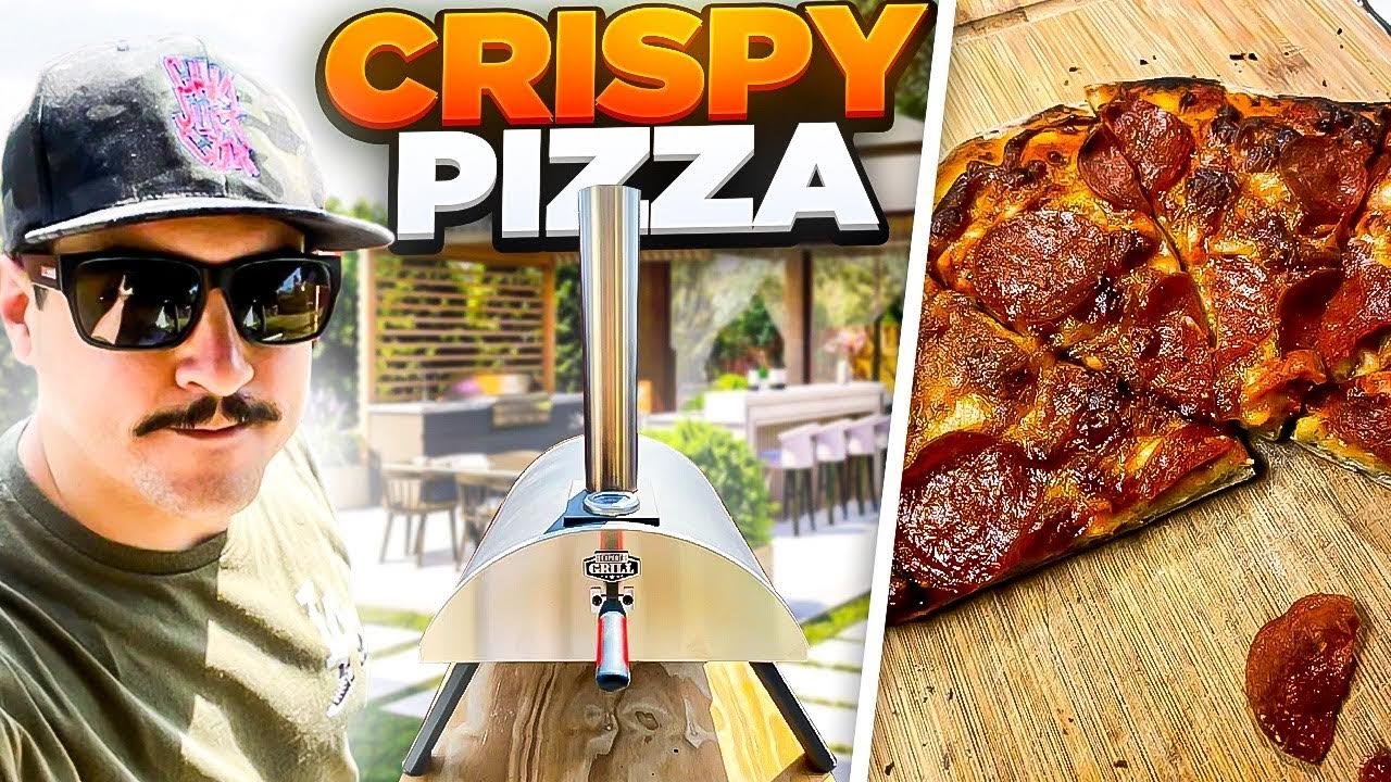 Delicious CRISPY PIZZA on the EXPERT GRILL CHAROCAL PIZZA OVEN (TIPS