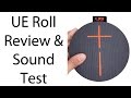 UE Roll Waterproof Bluetooth Speakers Review With Sound Test