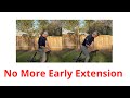 The silent killer of golf swings early extension