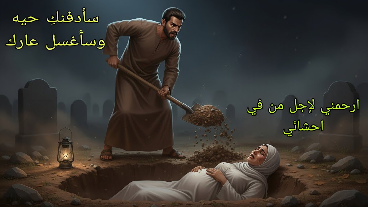 قصة الفتاه التي دفنها زوجها حيه لانه يشك بحملها ولكن حدثت معجزه جعلتها تعود للحياه وتنتقم
