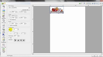 Versaworks 101 - Job Settings   Layout