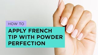 Celebrity OPI Dip Powder French Tip Tutorial Wealth