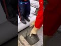 The work of installing a leak-proof layer using special tools #shorts