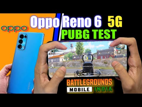 Oppo Reno 6 5G PUBG TEST & BGMI TEST, Gaming Test & Graphics Test 🔥🔥🔥