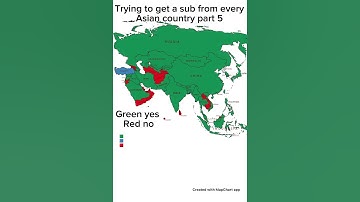 Trying to get a sub from every asian country part 5 #geographythroughmaps #mapguide #mapping #asia