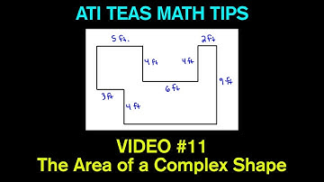 TEAS Math Tips - Video #11: The Area of a Complex Shape