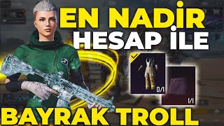 Oha Bu Nasil Set Tr No1 Nadi̇r Hesabi İle Bayrak Troll Pubg Mobi̇le