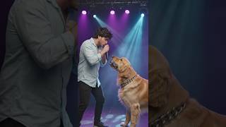 "Dog 🐕vs boy 🙋 speeking combination competition #ai #trending "