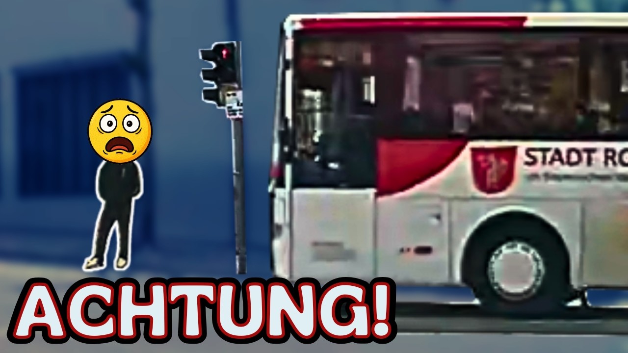 Mensch vs. Bus, riskante Aktionen | #Dashcam Highlights #Deutschland | #038
