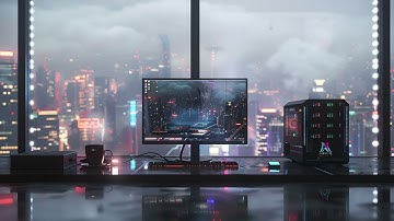 Cyberpunk Focus Synthwave ⚡ Deep Work Coding Music | 1H+