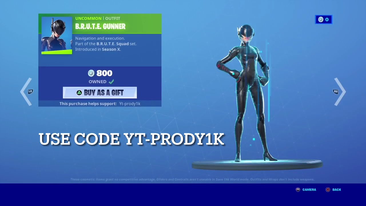 Fortnite B.R.U.T.E Gunner skin showcase( should you buy it) MUST WATCH BEFORE BUYING!!