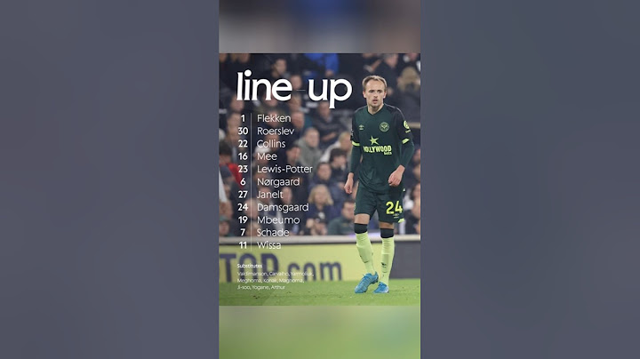 Brentford live lineup #premierleague #football #brentford #wissa #mbeumo #schade #collins