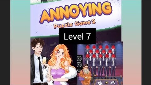 Annoying puzzle game 2 level  7 help the rich woman find a bodyguard gameplay walkthrough #video