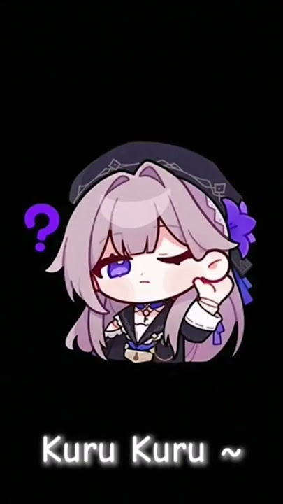 kuru kuru darling there some messages for you #anime #cutegirls #kurukurugirl