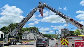 JT Fire Dept Funeral Procession for former Fire Chief 