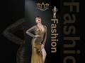 Fashion Design using Canva #urvashirautela #canva #golddress #fashiongraphic #graphic #motiondesign