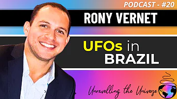 “Very aggressive cases” in Brazil? UFOs, Varginha, Chupacabra, & more w/ UAP Researcher: Rony Vernet