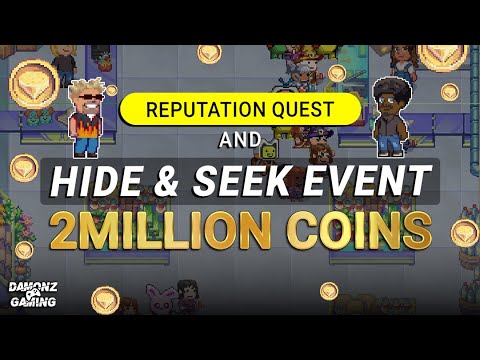 PIXELS | HIDE AND SEEK EVENT 2 MILLION COINS REWARD | REPUTATION QUEST