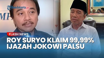 Roy Suryo Akhirnya Dapat Salinan Ijazah Jokowi dari KPU, Yakin Data Presiden ke -7 99,99% Palsu!