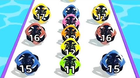 Marble Run 🏀 3D Game Color Ball Race Gameplay Android IOS Level 3270