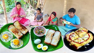 দূর্দান্ত সব ব্রেকফাস্ট রেসিপি নিয়ে হাজির কৃষ্ণা/ডিম টোস্ট, বাটার টোস্ট, ঘুগনী , ডিম সিদ্ধ,ডিমের পোচ