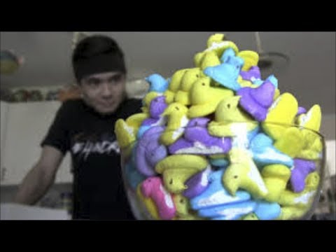 Man Eats 200 Peeps in One Sitting (World Record)