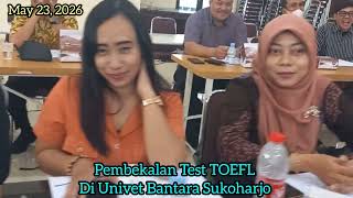 TOEFL Test Preparation#Univet Bantara# Sukoharjo#@Yon RN