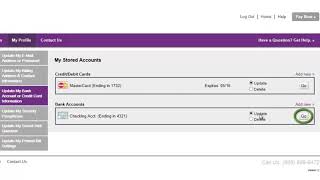 SmartHub Manage Payment Methods