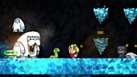 The giant yeti and the bomb boom - Spelunky Daily, 5th of September 2013