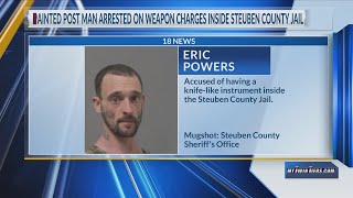 Painted Post man arrested on weapon charges inside Steuben County Jail; police say