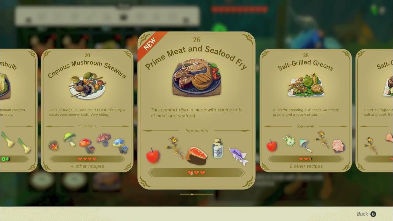 Recipe Prime Meat and Seafood Fry H1019 The Legend of Zelda