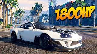 MODIFICO un SUPRA de 1800Hp para CORRER contra AUTO de 2000hp Gta Rp