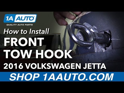 How to Install Front Tow Hook 11-18 Volkswagen Jetta