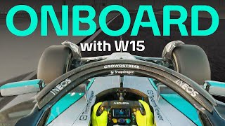 Ride Onboard with Lewis Hamilton and Our 2024 F1 Car by Mercedes-AMG Petronas Formula One Team 80,507 views 2 months ago 1 minute, 49 seconds