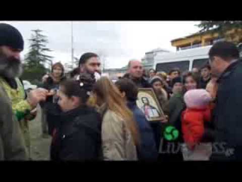 მრევლის აქცია ხობში