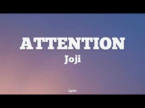 Joji - ATTENTION | A COLOR SHOW (Lyrics video)