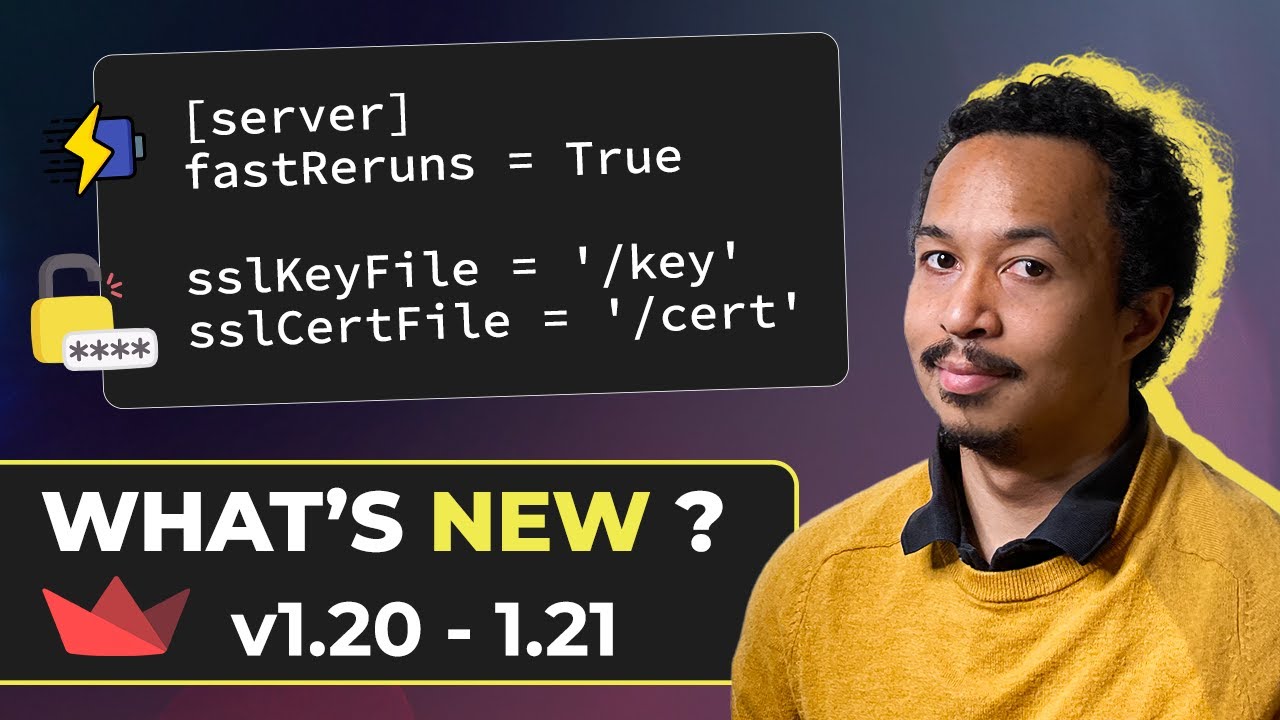 HTTPS, Global Secrets, App Embed | Streamlit v1.20-21 - YouTube