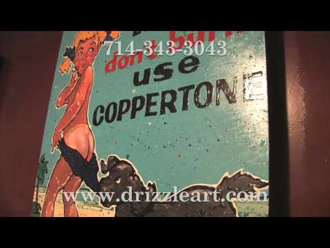 Check This Out! Coppertone Girl Sunscreen Don't Burn Use Coppertone Pop Art By Robert Holton