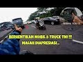 MEMBERHENTIKAN TRUCK TNI DAN MOBIL POLISI AUTO DI APRESIASI | ESCORTING AN AMBULANCE #15