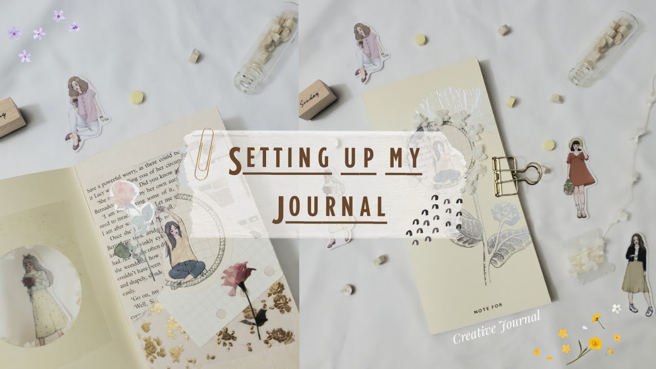 Setting Up My New Journal | Creative Journaling