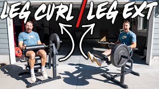 Titan 2-in-1 Leg Extension/Leg Curl Machine Review: Budget Friendly w/ Features! screenshot 4