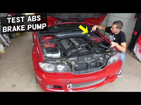 HOW TO TEST ABS BRAKE PUMP CONTROL MODULE. ABS TRACTION CONTROL LIGHT ON