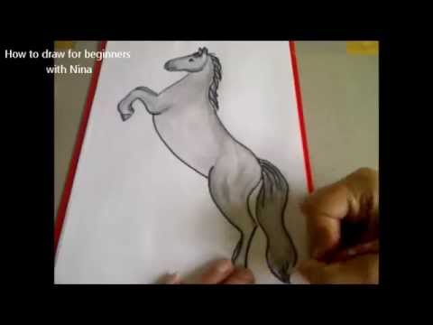 Como DESENHAR um CAVALO - Como DIBUJAR un CABALLO - How to DRAW a