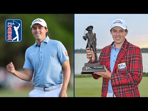 Every shot from matt fitzpatrick's win at rbc heritage | 2023