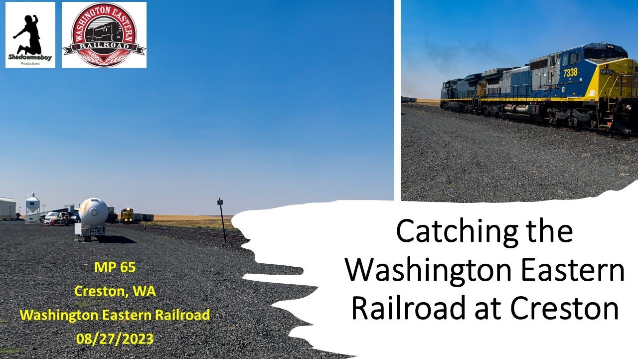 Catching the Washington Eastern Railroad at Creston