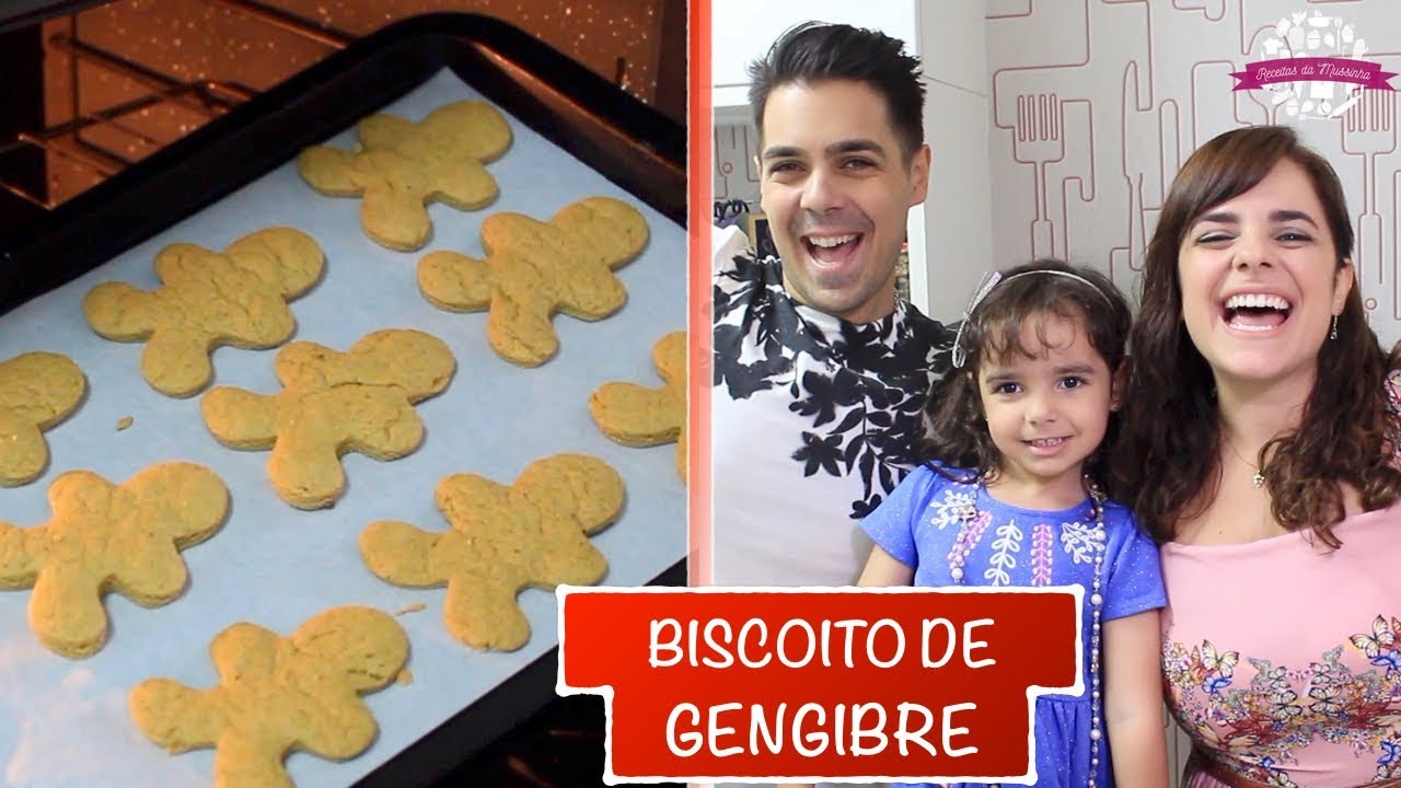 BISCOITO DE GENGIBRE (GINGERBREAD COOKIE) - 426 - RECEITAS DA MUSSINHA