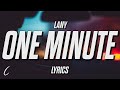 Lany  one minute left to live lyrics