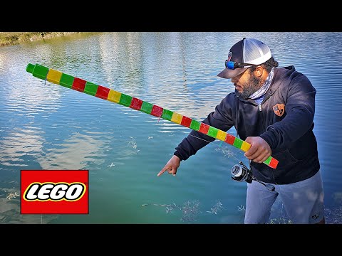 LEGO Fishing Rod Catches BIG FISH! DIY 