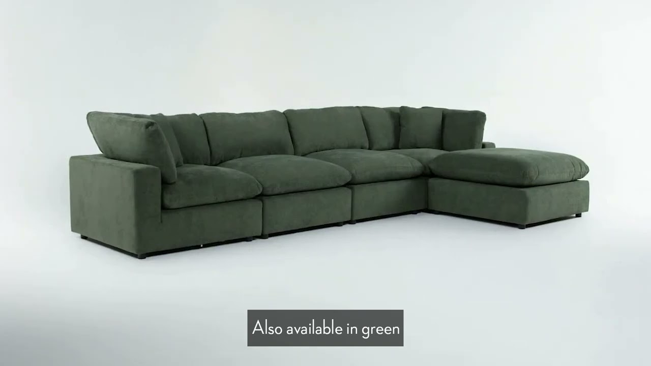 Zone 6-Piece Modular L-Shaped Reversible Sectional