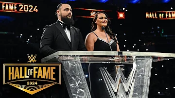 Taylor and Mika Rotunda pay respects to Bray Wyatt: 2024 WWE Hall of Fame highlights